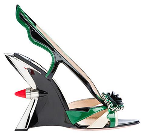 prada high heels glitzer|prada high heels.